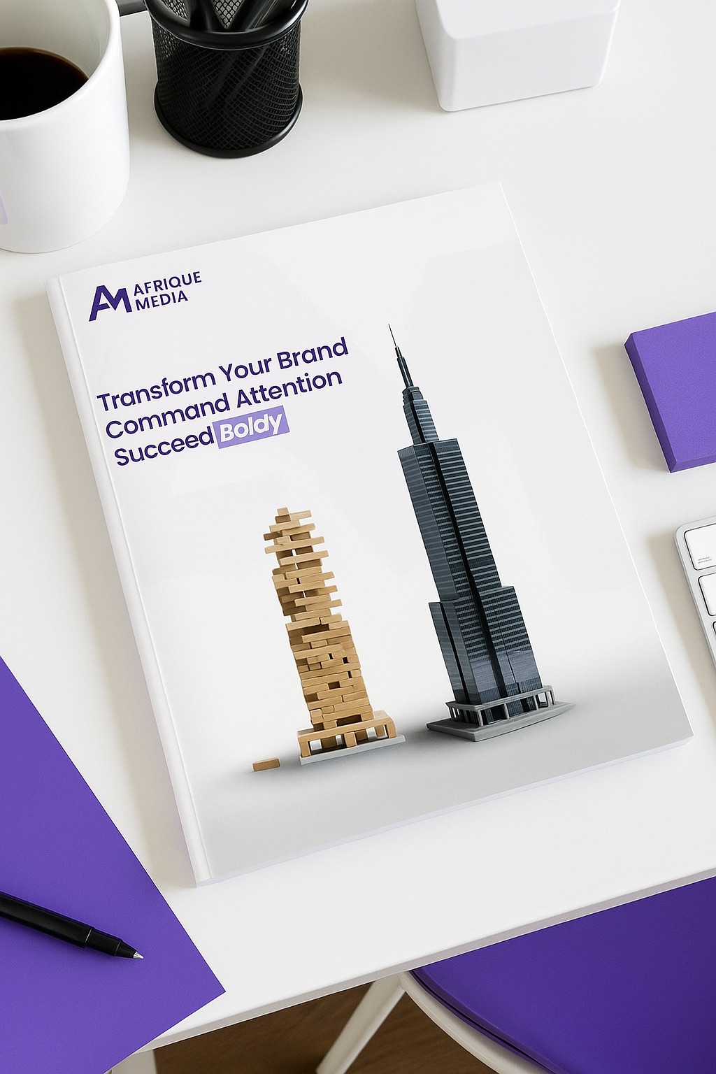 Afrique Media team member collaborating on creative projects